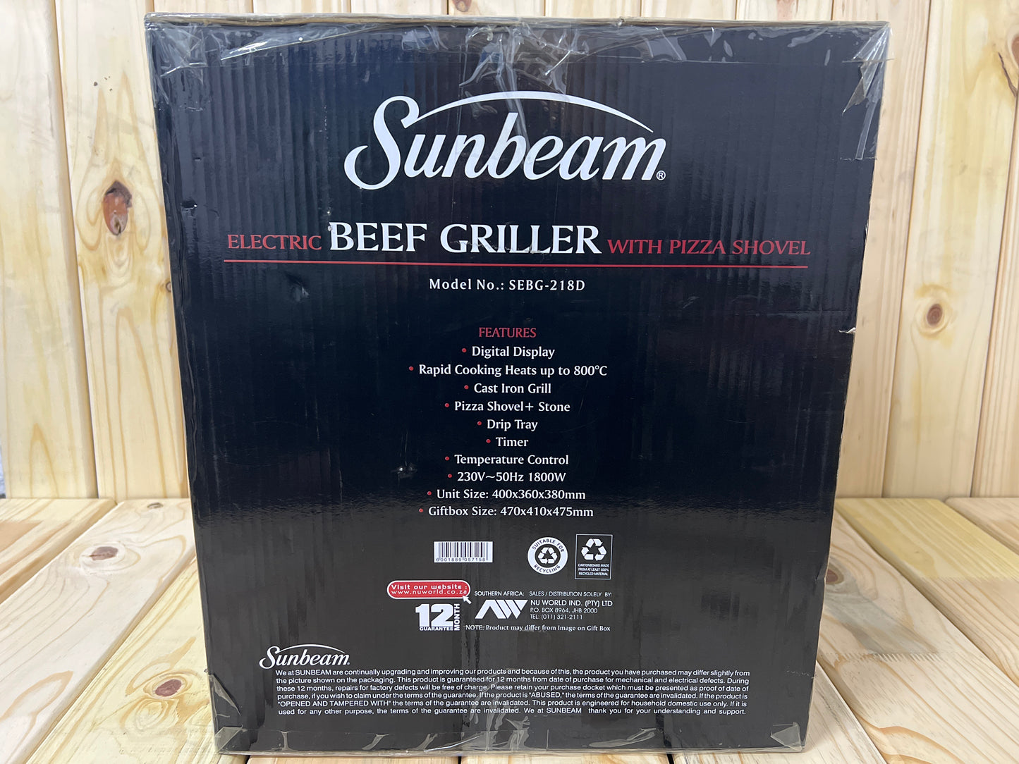 Sunbeam Electric Beef Grill