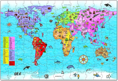 Orchard Toys World Map Jigsaw Puzzle and Poster