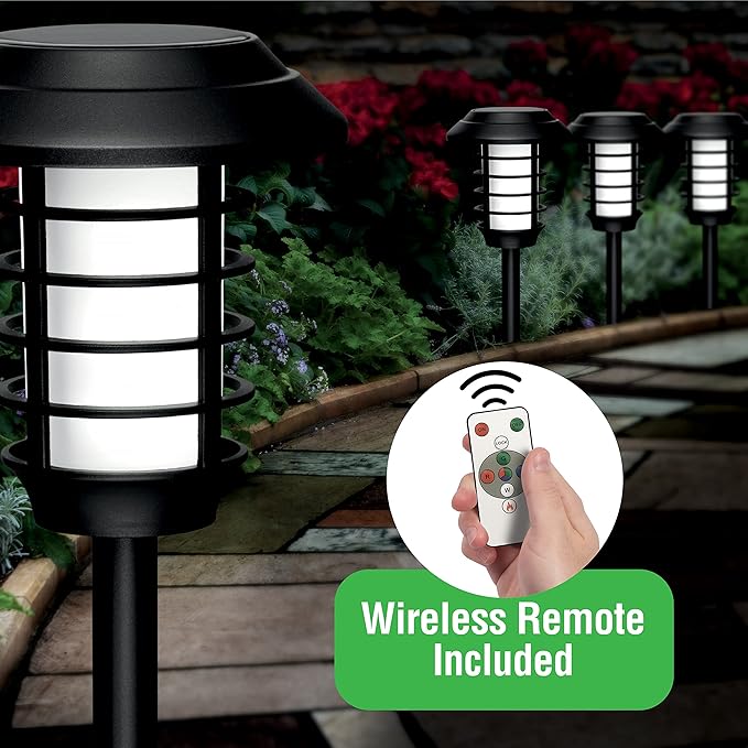 Solar Light Lantern with Wireless Remote