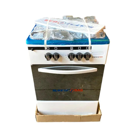 Safy Gas Full Gas 4 Burner Stove - White (RH-5060)