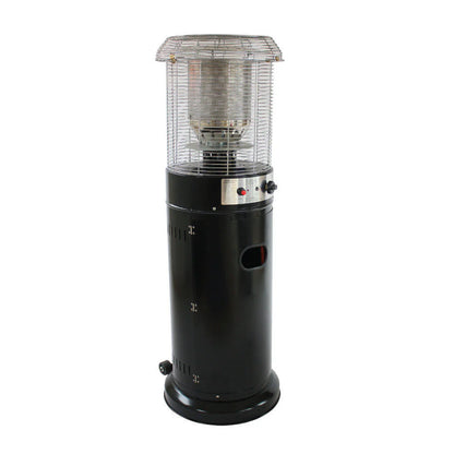 Alva Short Stand Gas Patio Heater - Black