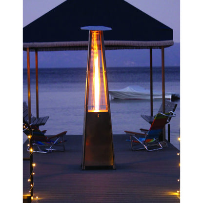 Alva Designer Glass Flame Patio Heater