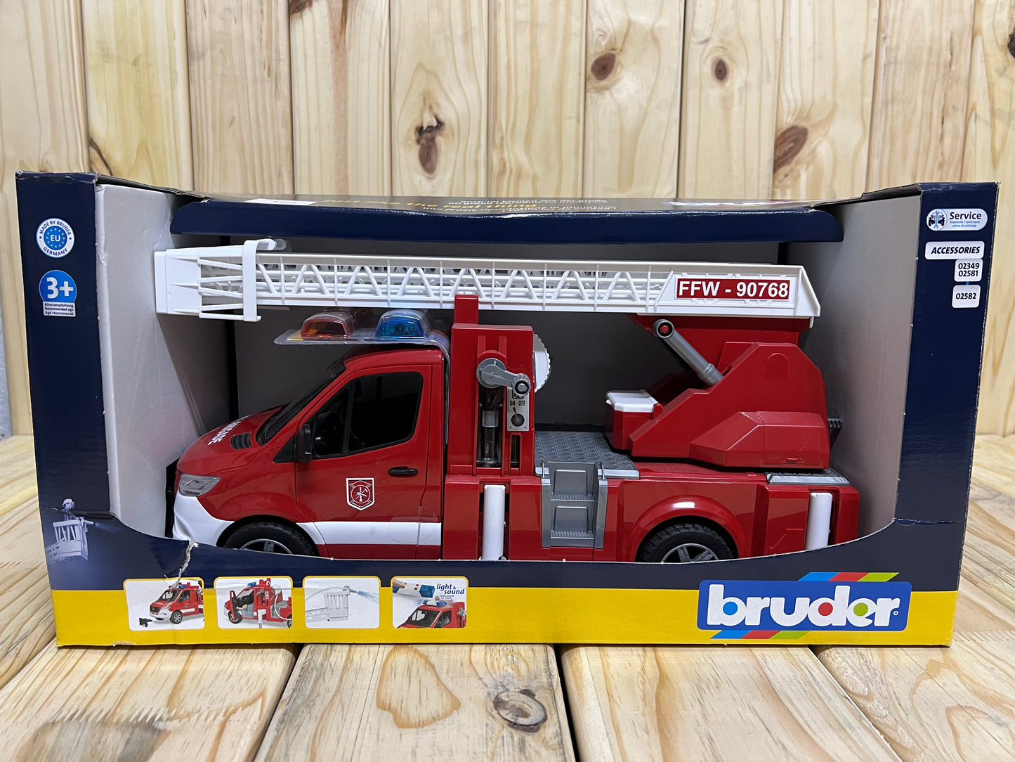 Bruder Mercedes-Benz Sprinter Fire Engine with Light Sound Module