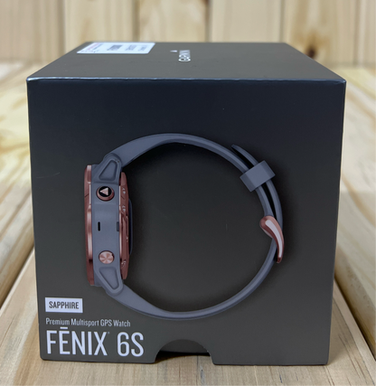 Garmin fenix 6S Sapphire - Rose Gold-tone with Powder Gray Band