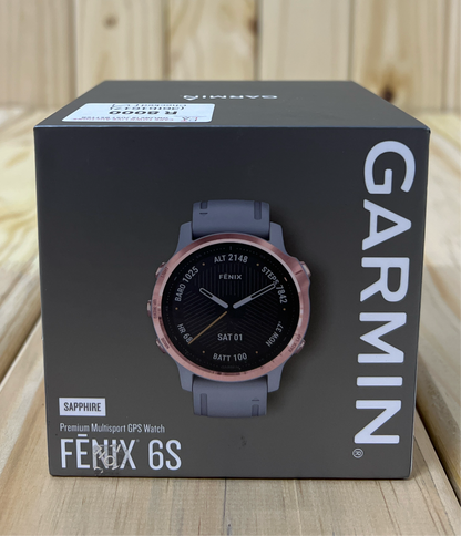 Garmin fenix 6S Sapphire - Rose Gold-tone with Powder Gray Band