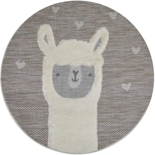 Kids Rug Navajo Kids Collection Llama Brown L