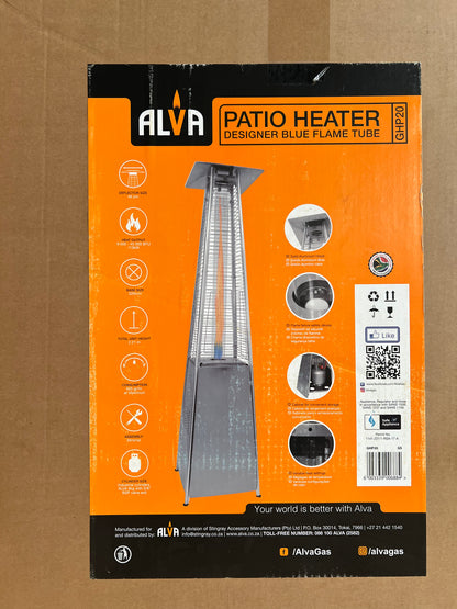 Alva Designer Glass Flame Patio Heater