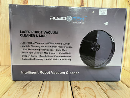 RoboGem Arlene Vacuum Mop Laser Robotic Vacuum Cleaner