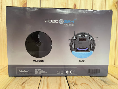 RoboGem Arlene Vacuum Mop Laser Robotic Vacuum Cleaner