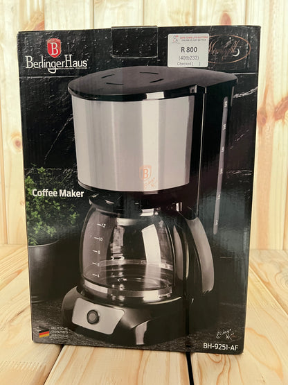 Berlinger Haus 1.5L Electric Coffee Maker - Silver