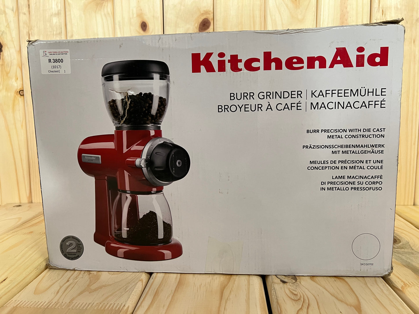 Kitchenaid Burr Grinder - Red