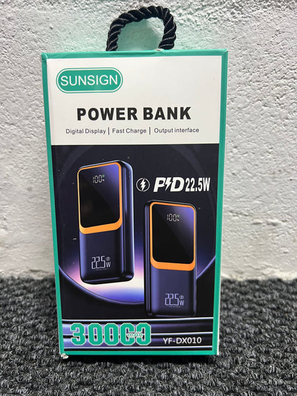 Sunsign 30000 mAh Powerbank - Black