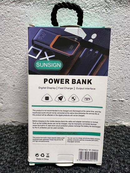 Sunsign 30000 mAh Powerbank - Black