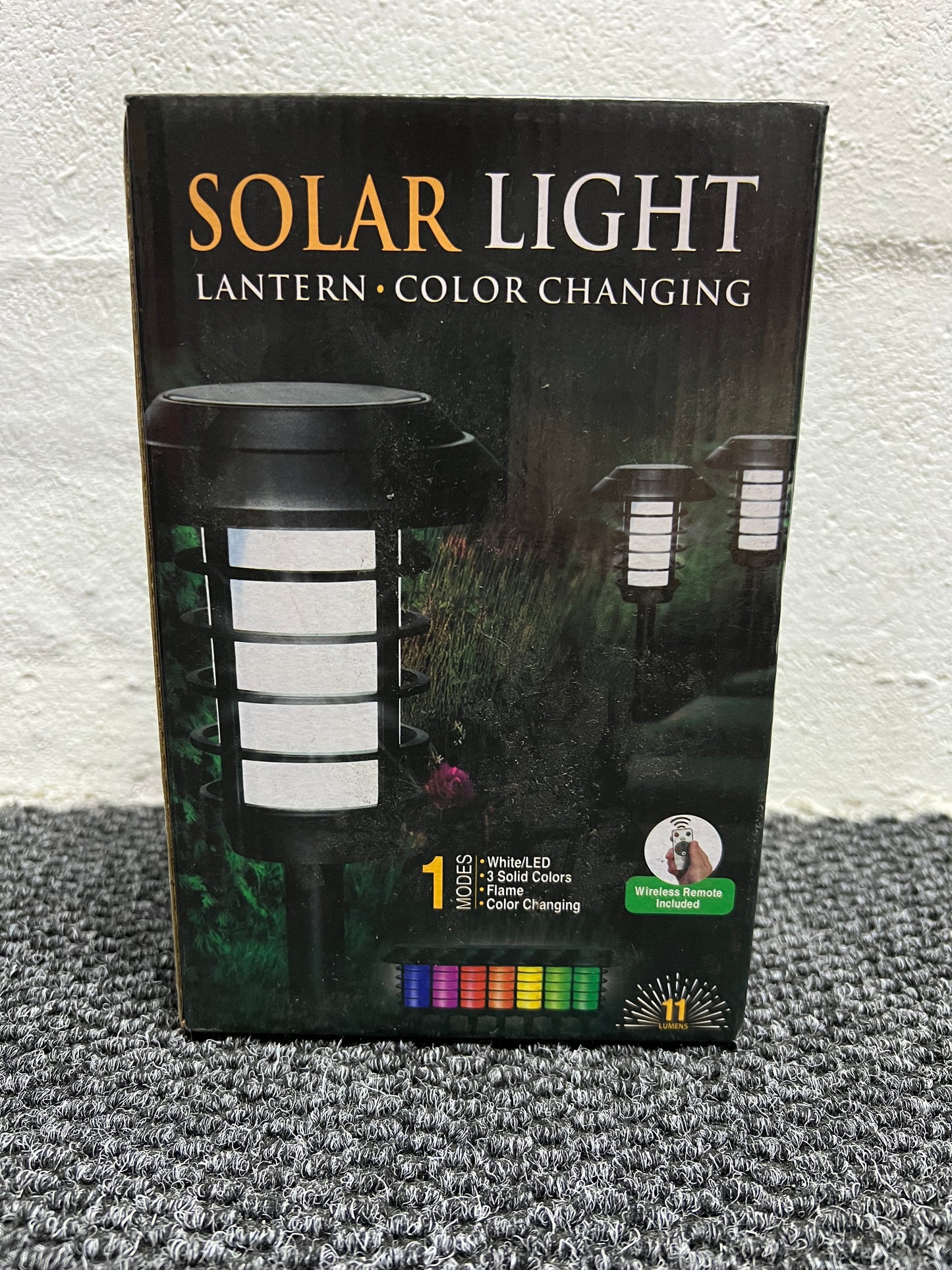 Solar Light Lantern with Wireless Remote