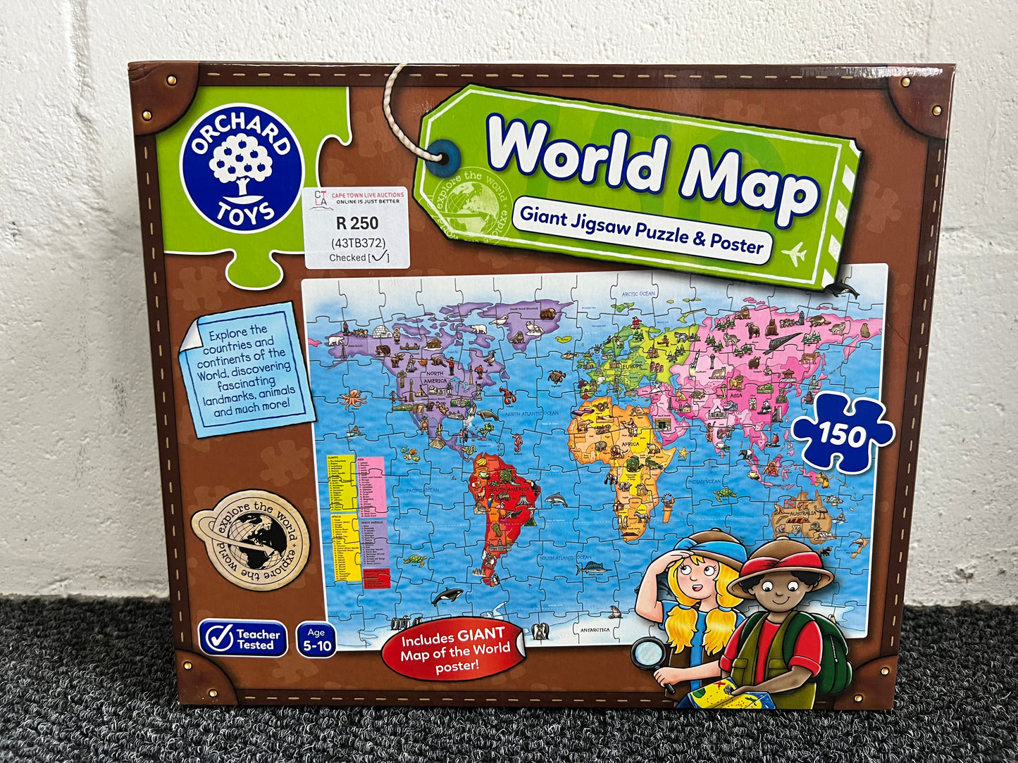 Orchard Toys World Map Jigsaw Puzzle and Poster