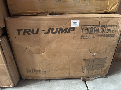 TruJump 12FT Trampoline With 6 Pole Enclosure