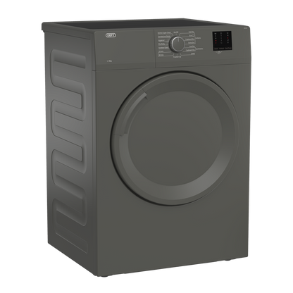 Defy 8kg Air Vented Tumble Dryer Manhattan Grey DTD317