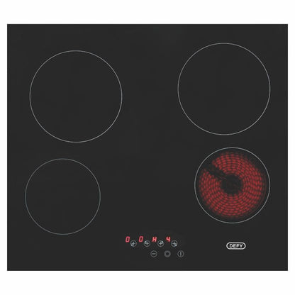 Defy Slimline Touch Control Vitroceramic Hob Black - Dhd406a