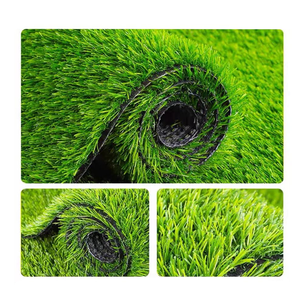 Chenshia Plant Green Artificial Grass Multi Garden Turf Lawn Decor Green L