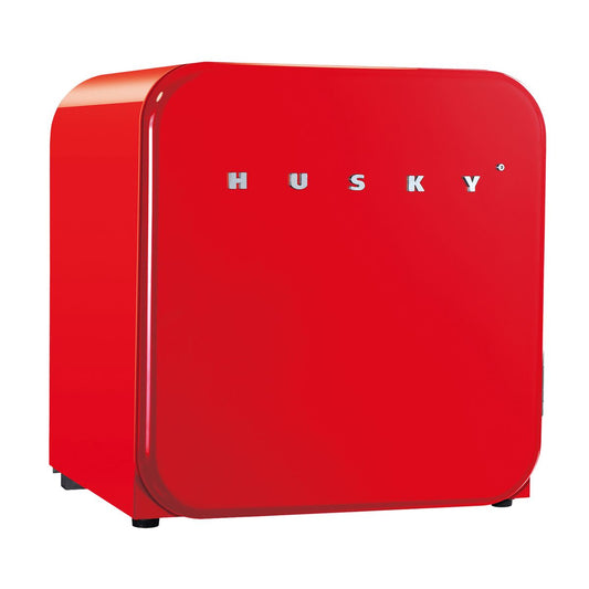 Husky 46L Countertop Retro Fridge - Red