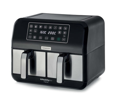 Kenwood - 8L kHealthy Max Crisp Dual Air Fryer - HFM75.000MB