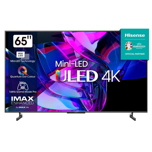 Hisense 65” U7K 144Hz 4K Smart Mini LED ULED TV with Quantum Dot HDR10+