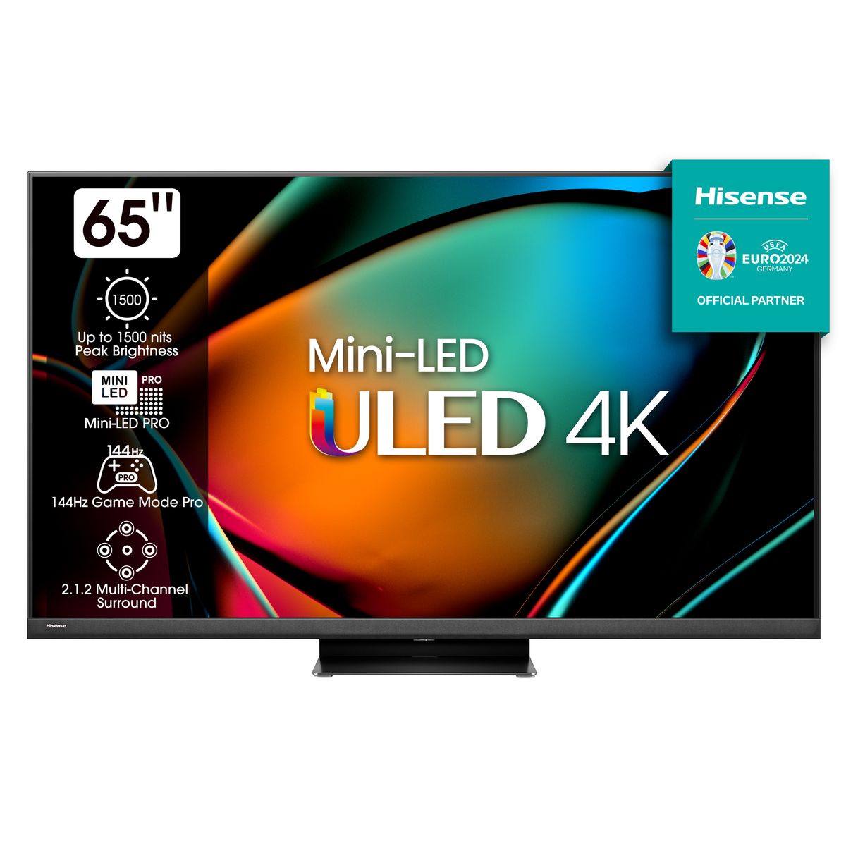 Hisense 65” U8K 144Hz 4K Smart Mini-LED Pro ULED TV with Quantum Dot & HDR